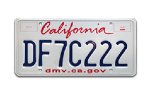 Знак сувенирный California